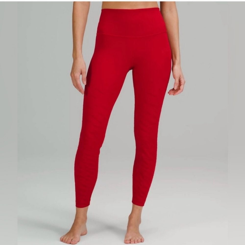 Vibrant Red Leggings